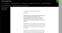 Desktop Screenshot of createyourhealthyhome.com
